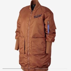 Nike NSW Olive Green Bomber Jacket
